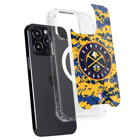 NBA Denver Nuggets Digi Camo iPhone 16 Pro MagSafe Case